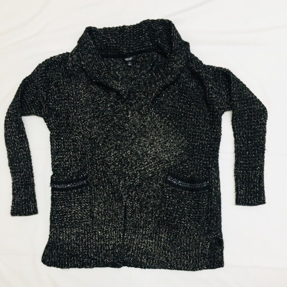 Simply Vera Vera Wang Size Large Black Sweater